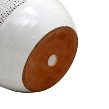 Load image into Gallery viewer, SCAVO Giardini Garden: Round &#39;Rullato&#39; Cachepot/Planter Large WHITE - Artistica.com
