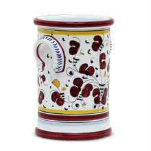 Load image into Gallery viewer, ORVIETO RED ROOSTER: Utensil Holder - Artistica.com
