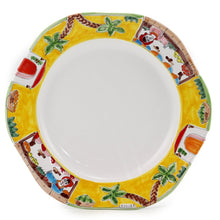 Load image into Gallery viewer, LA MUSA: Hexagonal Serving Charger Mercato Sicilian Farmer Market
