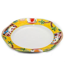 Load image into Gallery viewer, LA MUSA: Hexagonal Serving Charger Mercato Sicilian Farmer Market

