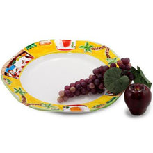 Load image into Gallery viewer, LA MUSA: Hexagonal Serving Charger Mercato Sicilian Farmer Market

