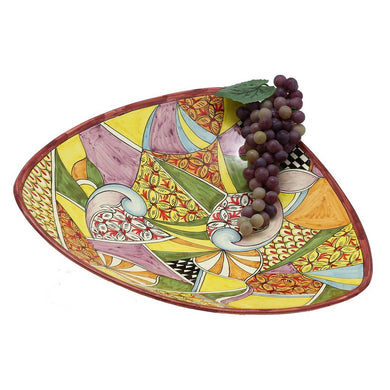 GAUDI: Large Triangular Centerpiece Plate