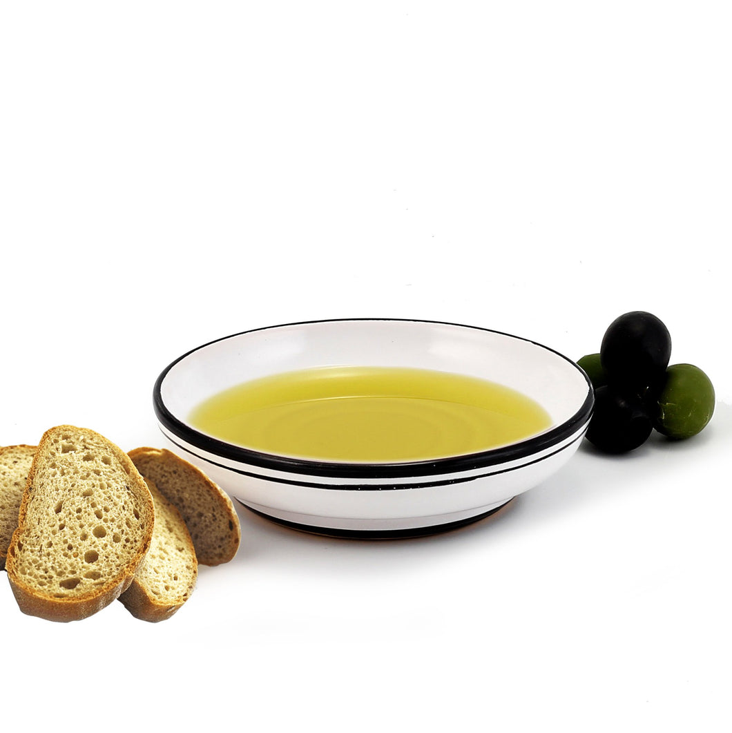 Round Olive Oil Dipping Bowl [R]