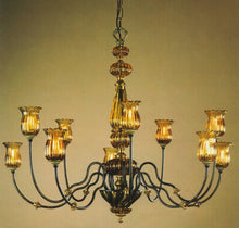 Load image into Gallery viewer, ALBA LAMP: Chandelier G9 Bulb Ossido Di Copper Oro - Artistica.com
