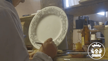 Load image into Gallery viewer, DERUTA COLORI: Oval Platter - BLACK/GOLD - Artistica.com
