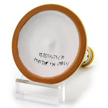 Load image into Gallery viewer, DERUTA STEMWARE: Martini Glass on Hand Painted Ceramic Base PERUGINO Design - Artistica.com
