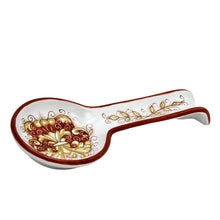 Load image into Gallery viewer, DERUTA COLORI: Spoon Rest - CORAL RED - Artistica.com

