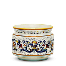 Load image into Gallery viewer, RICCO DERUTA: Cylindrical Cover Pot Ricco Deruta Design - Cachepot Planter (Small) - Artistica.com
