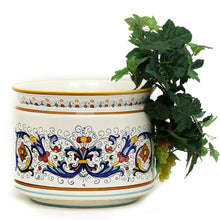 Load image into Gallery viewer, RICCO DERUTA: Cylindrical Cover Pot Ricco Deruta Design - Cachepot Planter (Large) - Artistica.com
