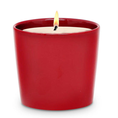 ROMANTICA: Valentine Rosso Ceramic Candle (16 Oz) - Artistica.com
