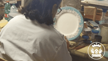 Load image into Gallery viewer, DERUTA COLORI: Pasta/Soup Rim Plate - BLUE ANTICO - Artistica.com
