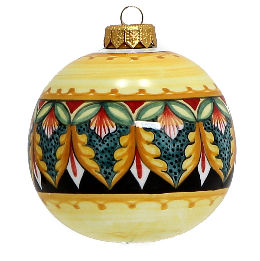 CHRISTMAS ORNAMENT: Deruta Vario Round Ball Large (4