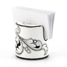 Load image into Gallery viewer, DERUTA VARIO NERO: Top Notch Cylindrical Business Card Holder
