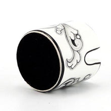 Load image into Gallery viewer, DERUTA VARIO NERO: Top Notch Cylindrical Business Card Holder
