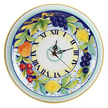 Load image into Gallery viewer, DERUTA FRUTTA: Round Wall Clock Dec Frutta - Artistica.com
