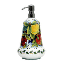 Load image into Gallery viewer, DERUTA FRUTTA: Liquid Soap/Lotion Dispenser with Chrome Pump (Large 26 OZ) - Artistica.com
