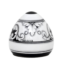 Load image into Gallery viewer, DERUTA PAPERWEIGHT: Large conic Shape Deruta Vario Nero design
