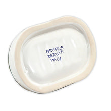 Load image into Gallery viewer, POSITANO: Deruta oval soap dish DeLuxe with Positano Lemon shaped scented glycerin soap
