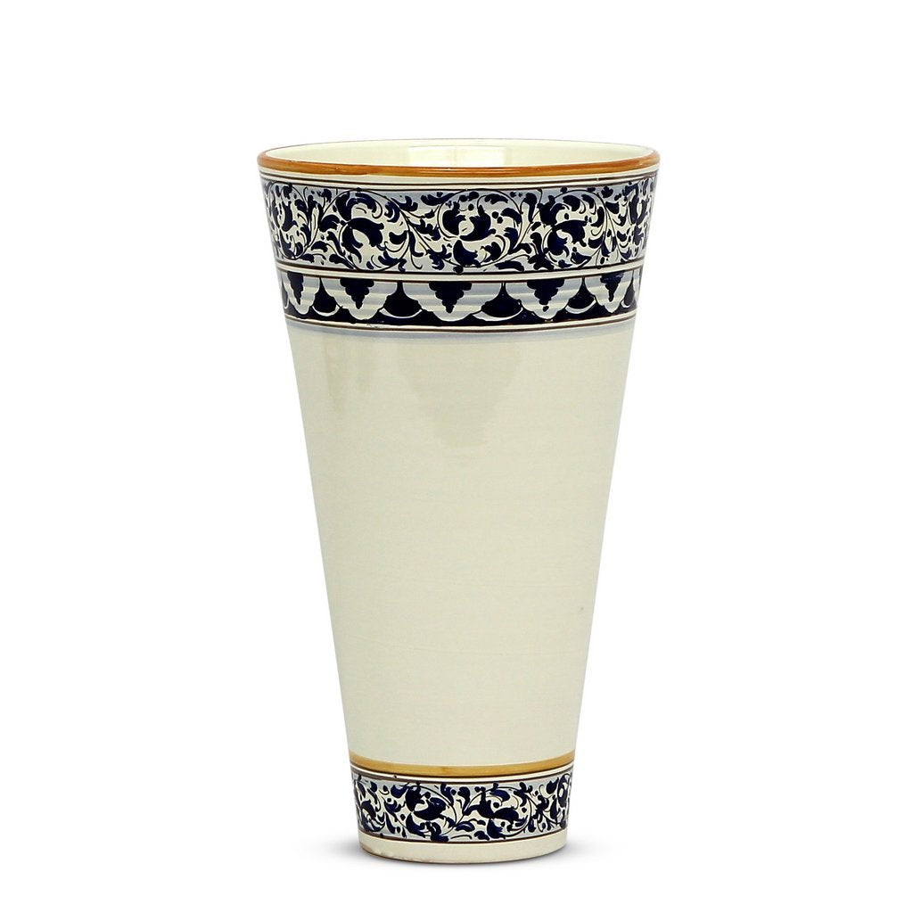 NUOVA TOSCANA: TRINA BLU - Conic Vase [VSCNC40BLU]