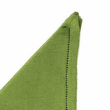 Load image into Gallery viewer, BUSATTI: Napkin Zodiaco Luncheon Size (60% Linen and 40% Cotton) GREEN
