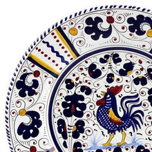 Load image into Gallery viewer, ORVIETO BLUE ROOSTER: Dinner Plate - Artistica.com
