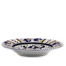Load image into Gallery viewer, ORVIETO BLUE ROOSTER: Rim Pasta Soup Bowl - Artistica.com
