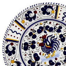 Load image into Gallery viewer, ORVIETO BLUE ROOSTER: Salad Plate - Artistica.com
