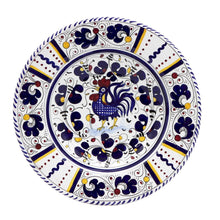 Load image into Gallery viewer, ORVIETO BLUE ROOSTER: Salad Plate - Artistica.com
