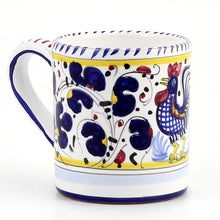 Load image into Gallery viewer, ORVIETO BLUE ROOSTER: Mug (10 Oz) - Artistica.com
