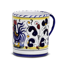 Load image into Gallery viewer, ORVIETO BLUE ROOSTER: Mug (10 Oz) - Artistica.com
