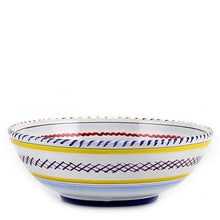 Load image into Gallery viewer, ORVIETO BLUE ROOSTER: Soup Pasta Coupe Bowl - Artistica.com
