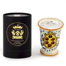 Load image into Gallery viewer, DERUTA CANDLES: Bell Cup Candle ~ Majolica Medici Design
