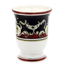 Load image into Gallery viewer, DERUTA CANDLES: Bell Cup Candle ~ Deruta Pompei Design
