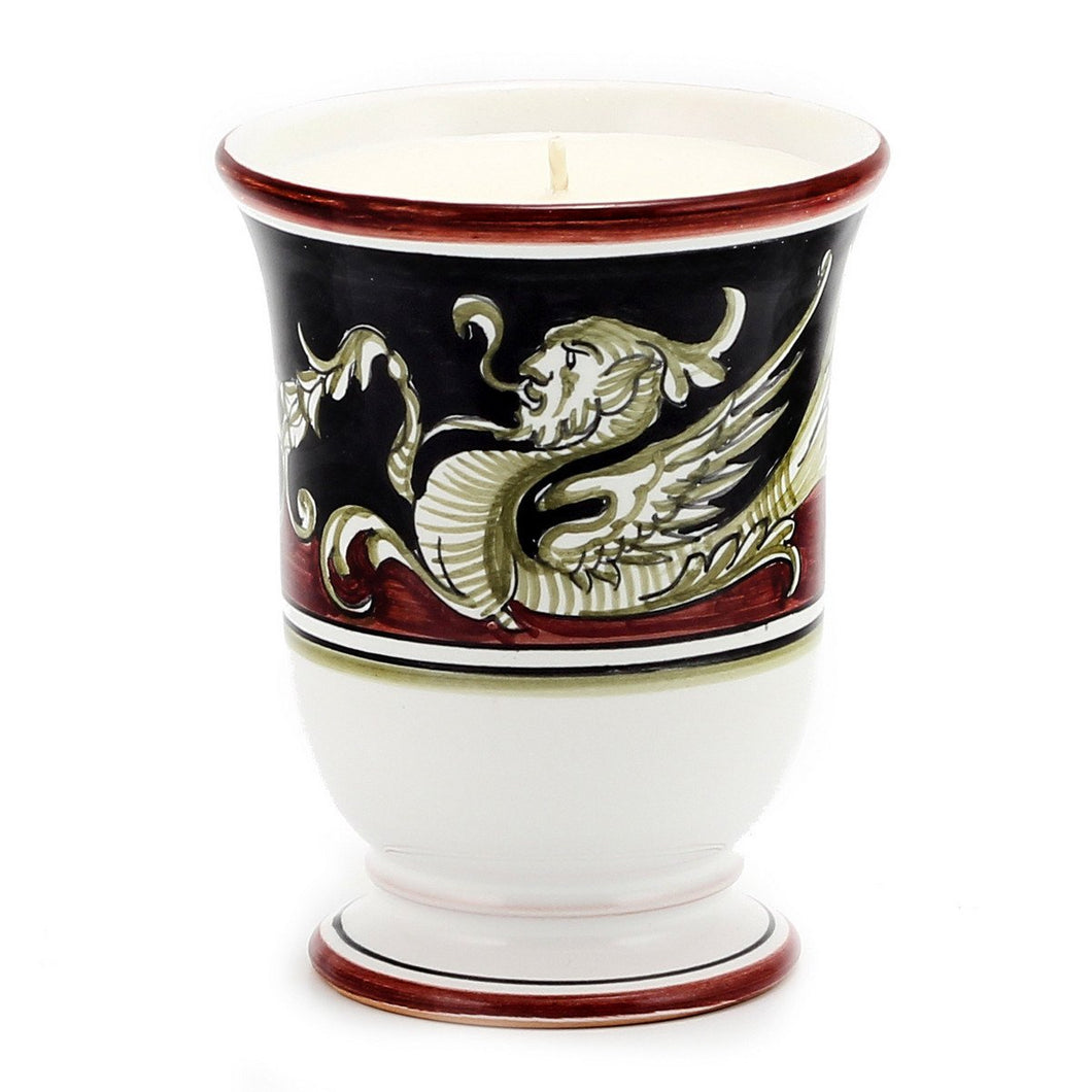 Bell Cup Candle - Deruta Pompei Design