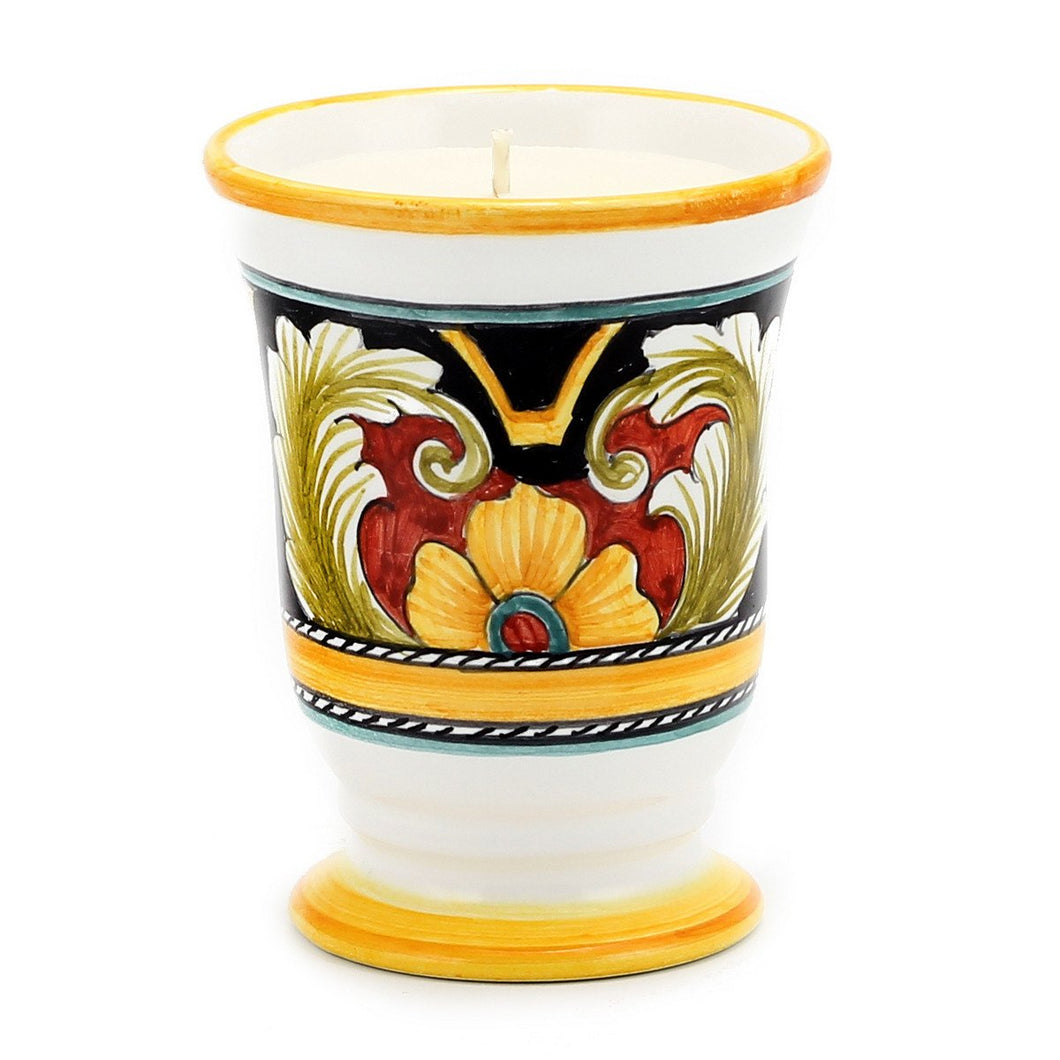 Bell Cup Candle - Deruta Vario #4 Design