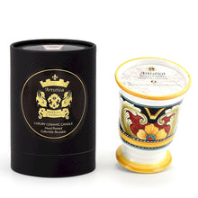 Load image into Gallery viewer, DERUTA CANDLES: Bell Cup Candle ~ Deruta Vario #4 Design
