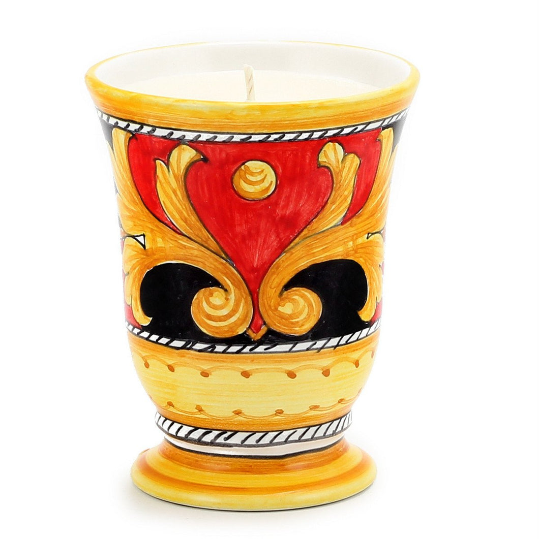Bell Cup Candle - Deruta Vario #5 Design