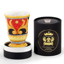 Load image into Gallery viewer, DERUTA CANDLES: Bell Cup Candle ~ Deruta Vario #5 Design
