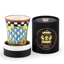 Load image into Gallery viewer, DERUTA CANDLES: Contempo Cup Candle ~ Deruta Gaudi Design #1
