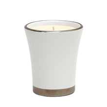 Load image into Gallery viewer, DERUTA PLATINO: Deluxe Precious Flared Candle with Pure Platinum Rim - Artistica.com

