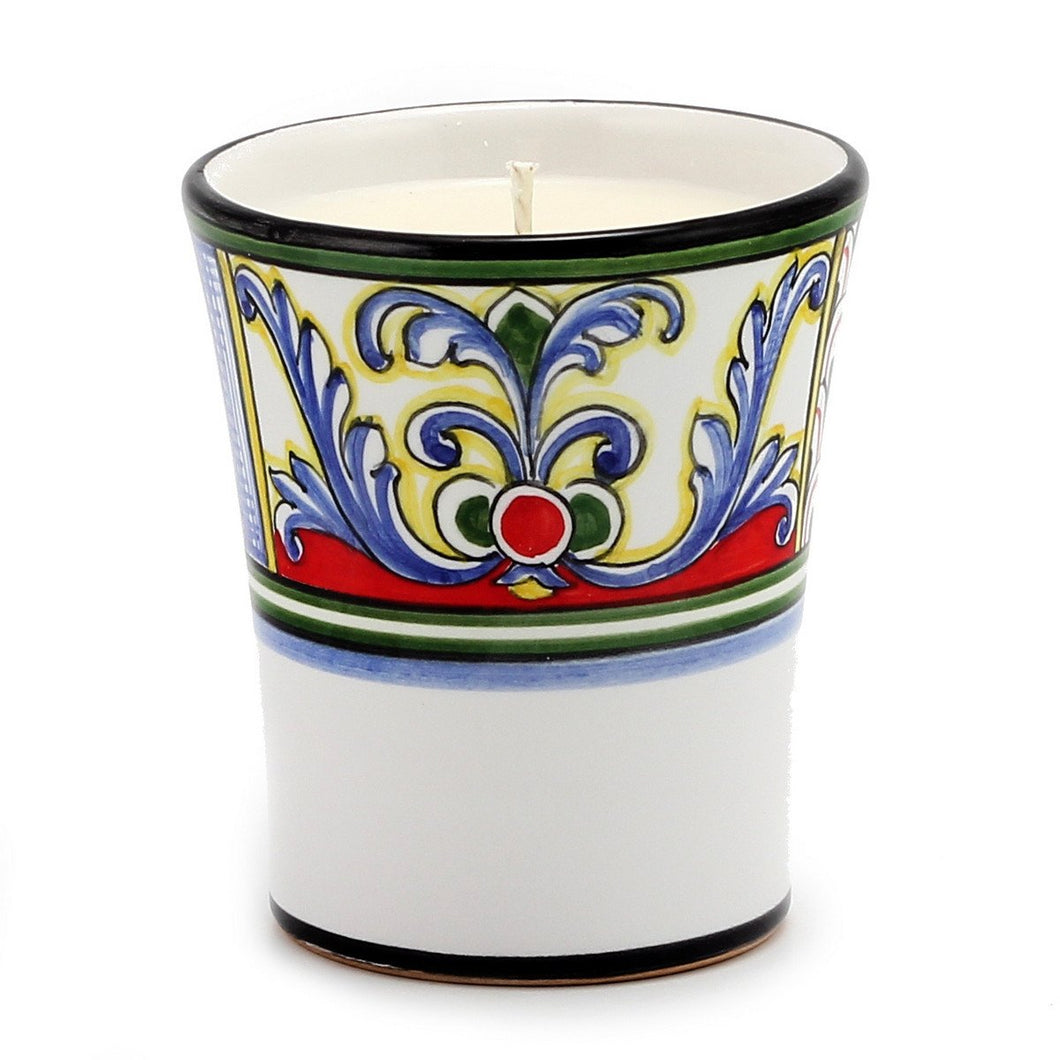 Contempo Cup Candle - Deruta Yasmine Design