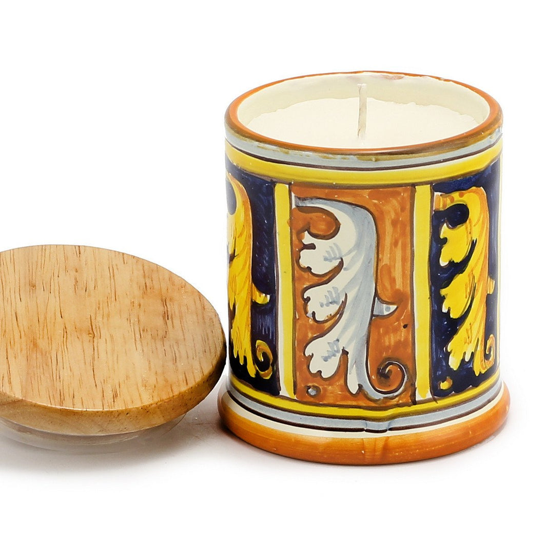 Jar Cup Candle with lid - Campiture Toscana Design