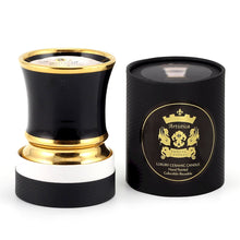 Load image into Gallery viewer, DERUTA CANDLES: Deluxe Precious Cup Candle ~ Ausonia Nero Design ~ Pure Gold Rim
