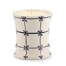 Load image into Gallery viewer, DERUTA CANDLES: Deluxe Cup Candle ~ Deruta Blu Stella Design
