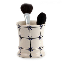 Load image into Gallery viewer, DERUTA CANDLES: Deluxe Cup Candle ~ Deruta Blu Stella Design
