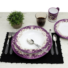 Load image into Gallery viewer, DERUTA COLORI: Pasta/Soup Rim Plate - PURPLE - Artistica.com

