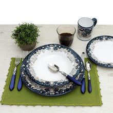 Load image into Gallery viewer, DERUTA COLORI: Pasta/Soup Rim Plate - BLUE ANTICO - Artistica.com

