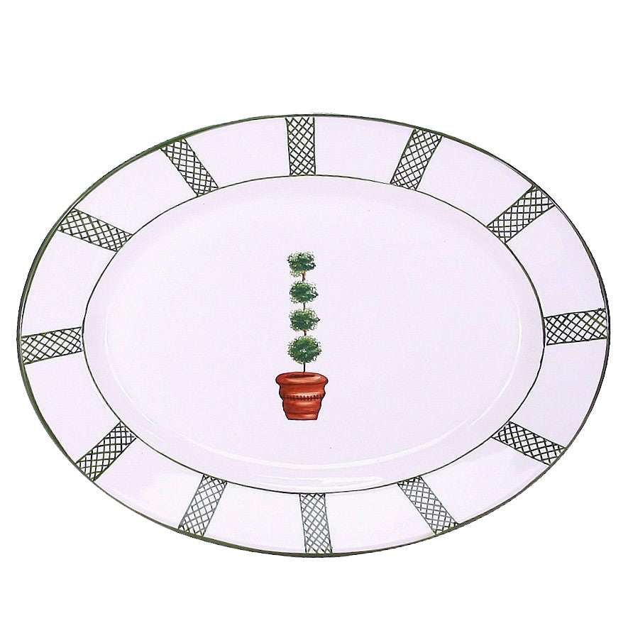 GIARDINO: Serving Oval Platter - Artistica.com