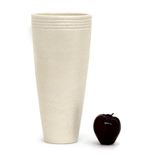 Load image into Gallery viewer, SCAVO REFRATTARIO: Rigato Tall Vase Cream
