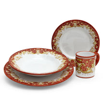 Load image into Gallery viewer, DERUTA COLORI: 4 Pieces Place Setting Bundle - CORAL RED - Artistica.com

